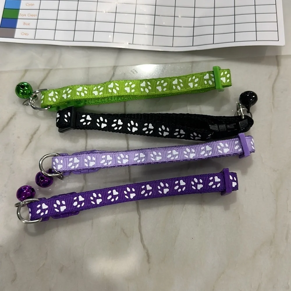 Puppy/dog collars and puppy vaccinations/weight tracking card